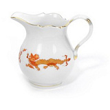 Молочник Meissen 150мл Красный Дракон (золотой кант)
